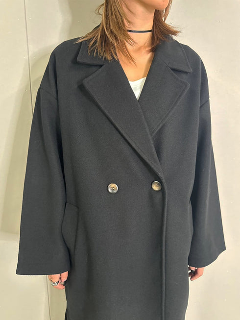 スリットロングテーラードコート